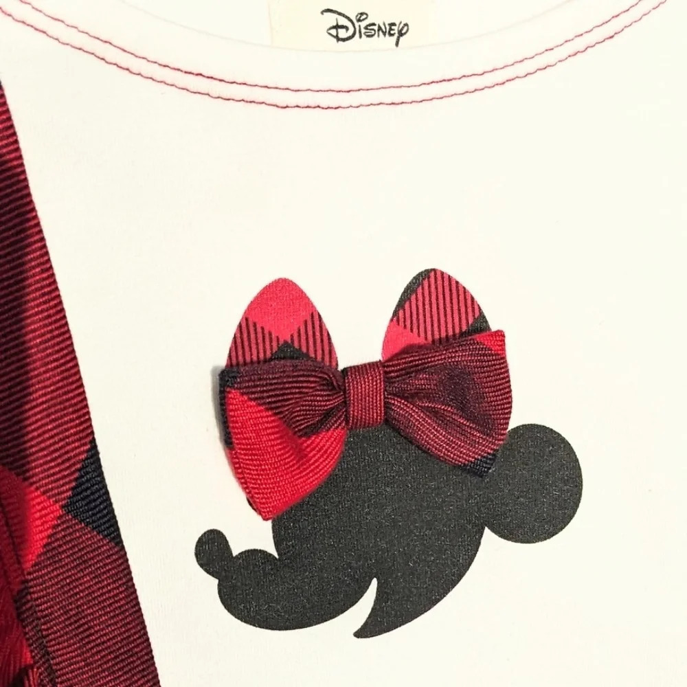 Pippa & Julie Minnie Mouse Festive 2PC Skirt Set - Picture 3 of 8